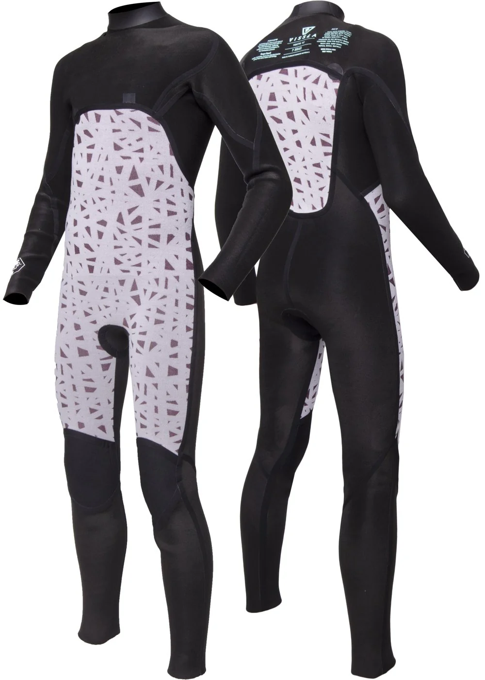 7 Seas Boys Raditude 3-2 Full Chest Zip Wetsuit - Image 3