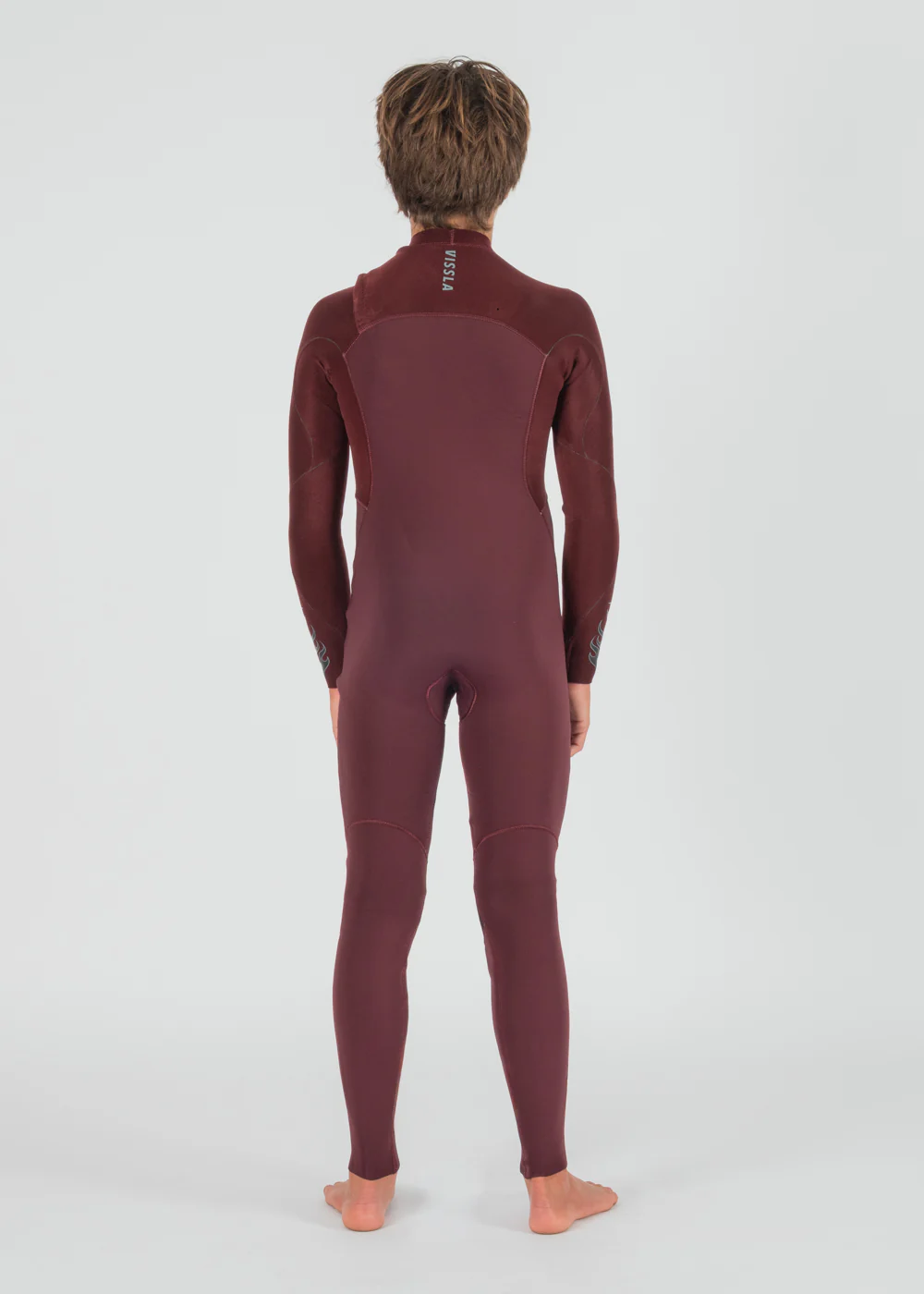 High Seas Boys Fire 3-2 Full Chest Zip Wetsuit - Image 3