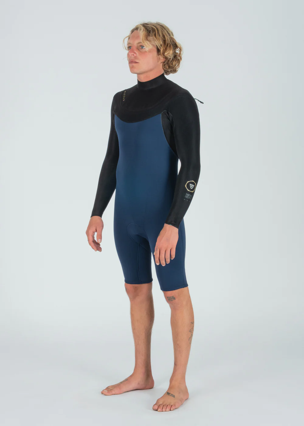 New Seas 2-2 Long Sleeve Spring U-Zip Wetsuit - Image 4