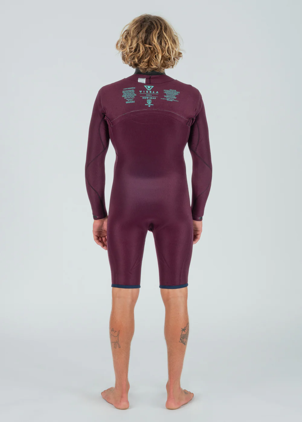 New Seas 2-2 Long Sleeve Spring U-Zip Wetsuit - Image 7