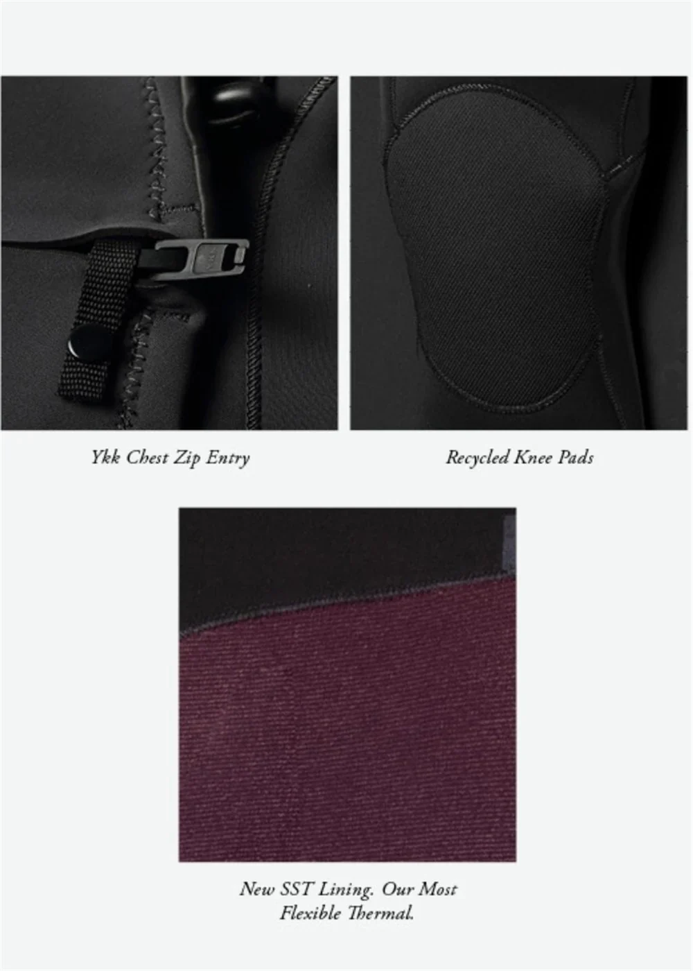 7 Seas Comp 4-3 Full Chest Zip Wetsuit - Slate - Image 5