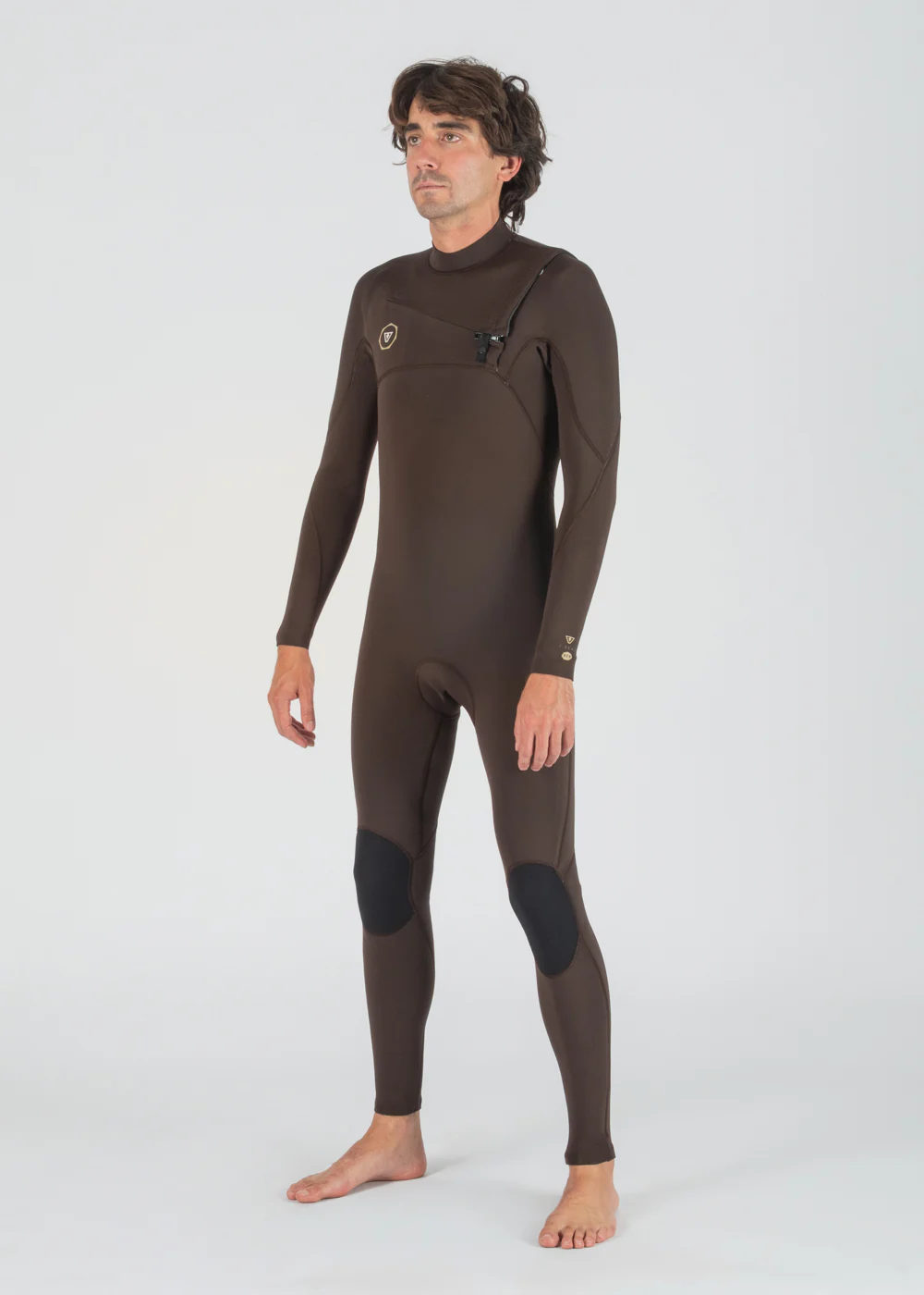 7 Seas 3-2 Full Chest Zip Wetsuit - Brown - Image 3