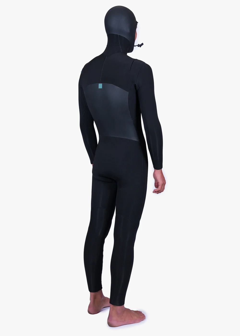 New Seas 4-3 Hooded U-Zip Wetsuit - Image 5