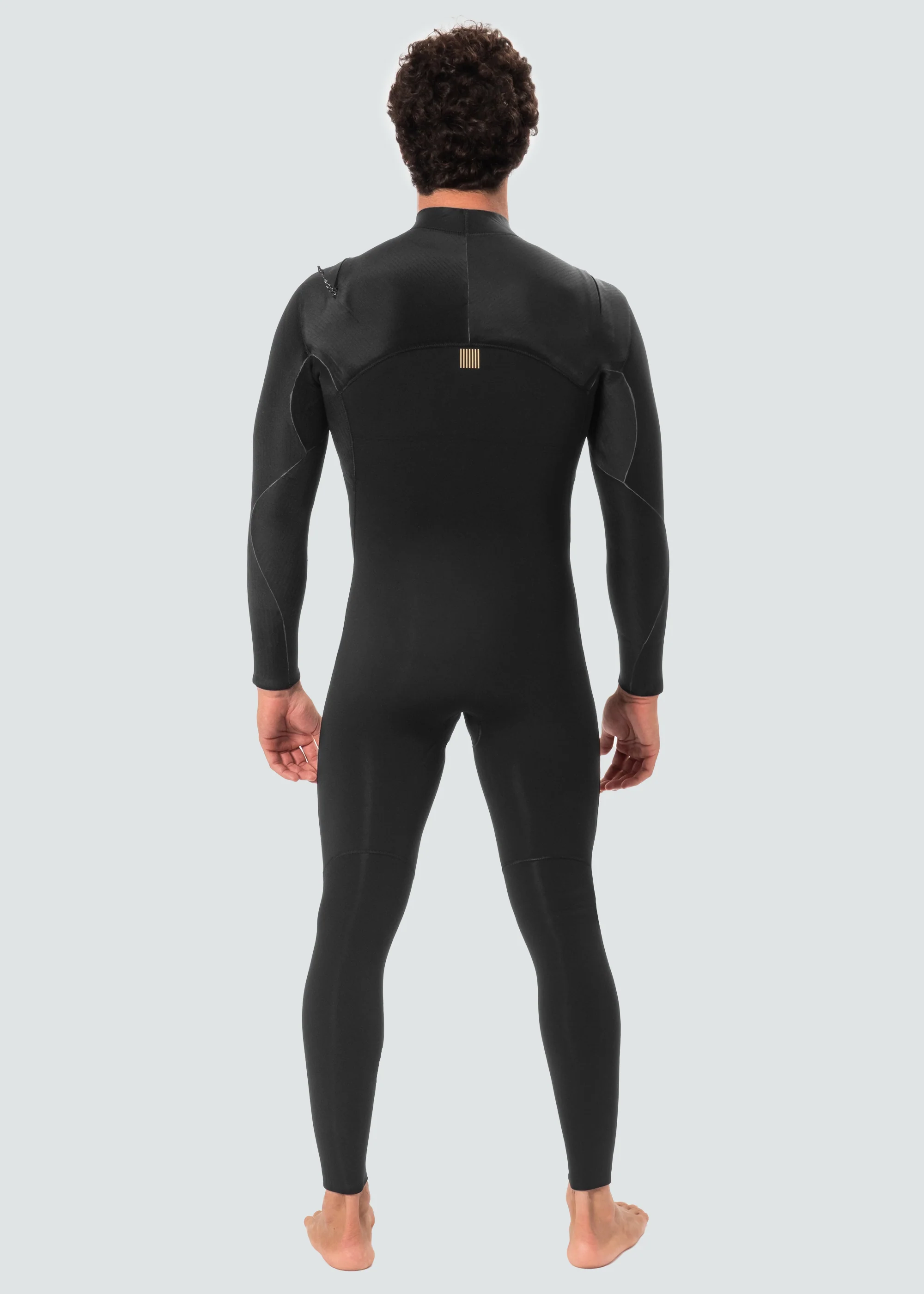 New Seas 4-3 U-Zip Wetsuit - Black - Image 3
