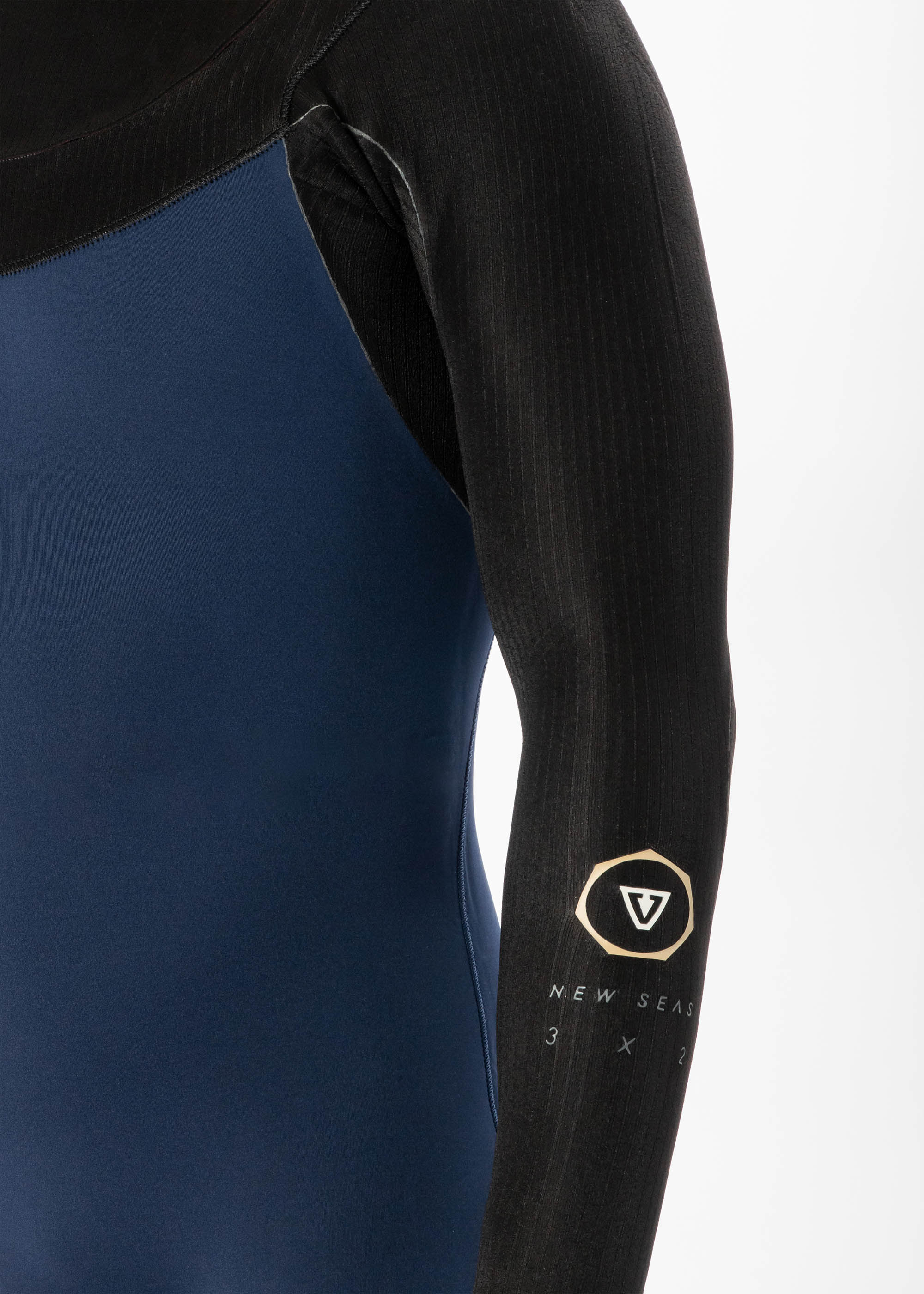 New Seas 4-3 U-Zip Wetsuit - Midnight - Image 6