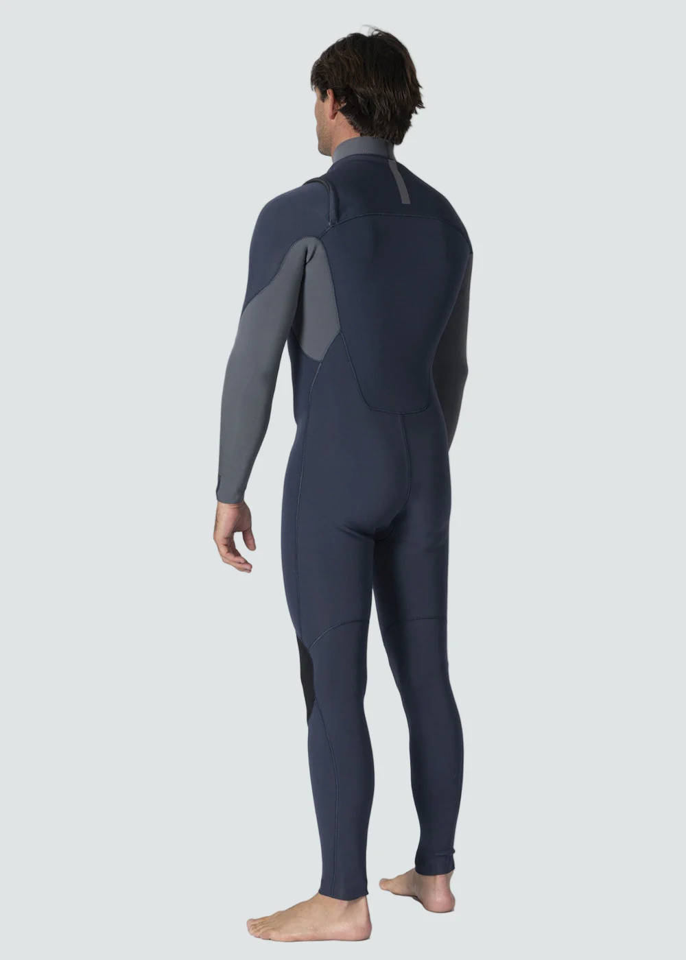 7 Seas Comp 4-3 Full Chest Zip Wetsuit - Slate - Image 3