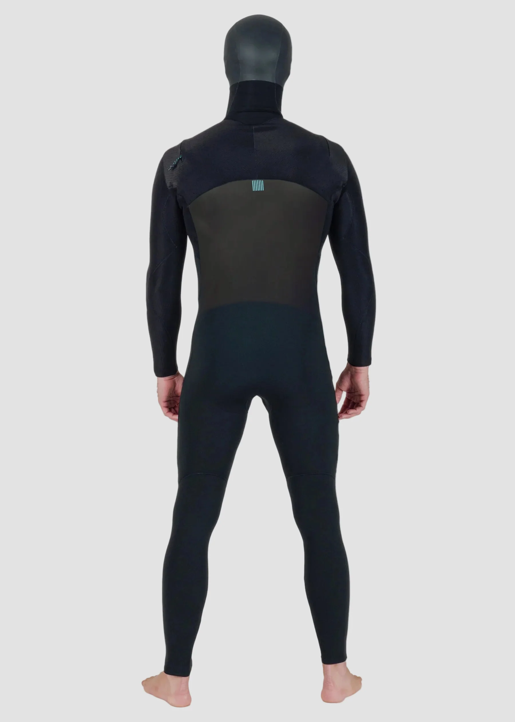 New Seas 5-4 Hooded U-Zip Wetsuit - Image 4