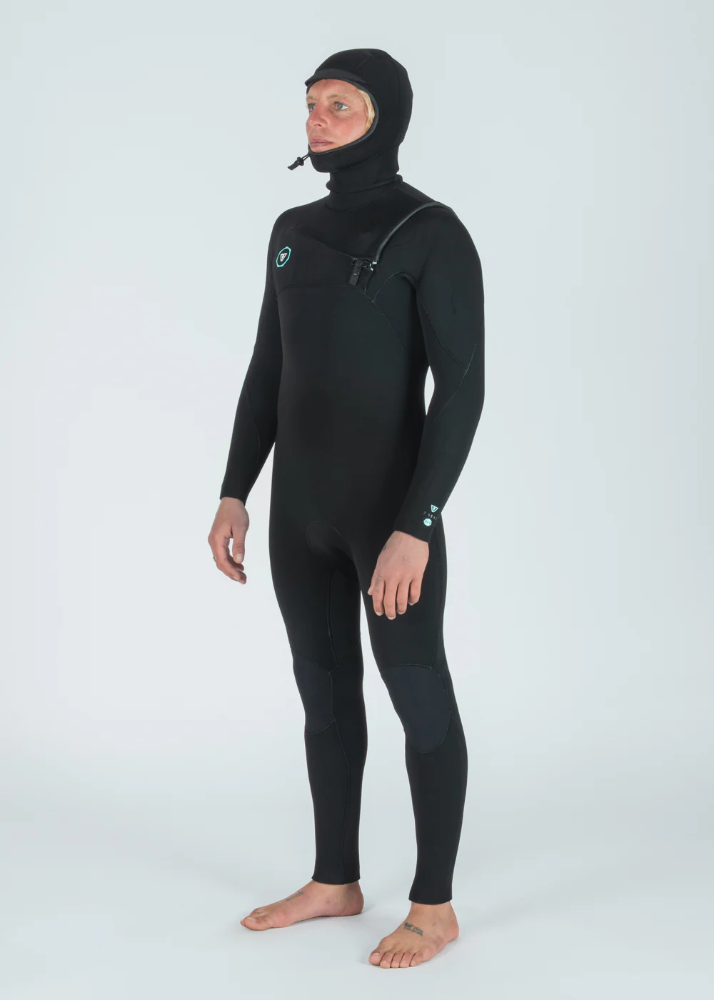 7 Seas 5-4-3 Full Hooded Chest Zip Wetsuit - Image 3